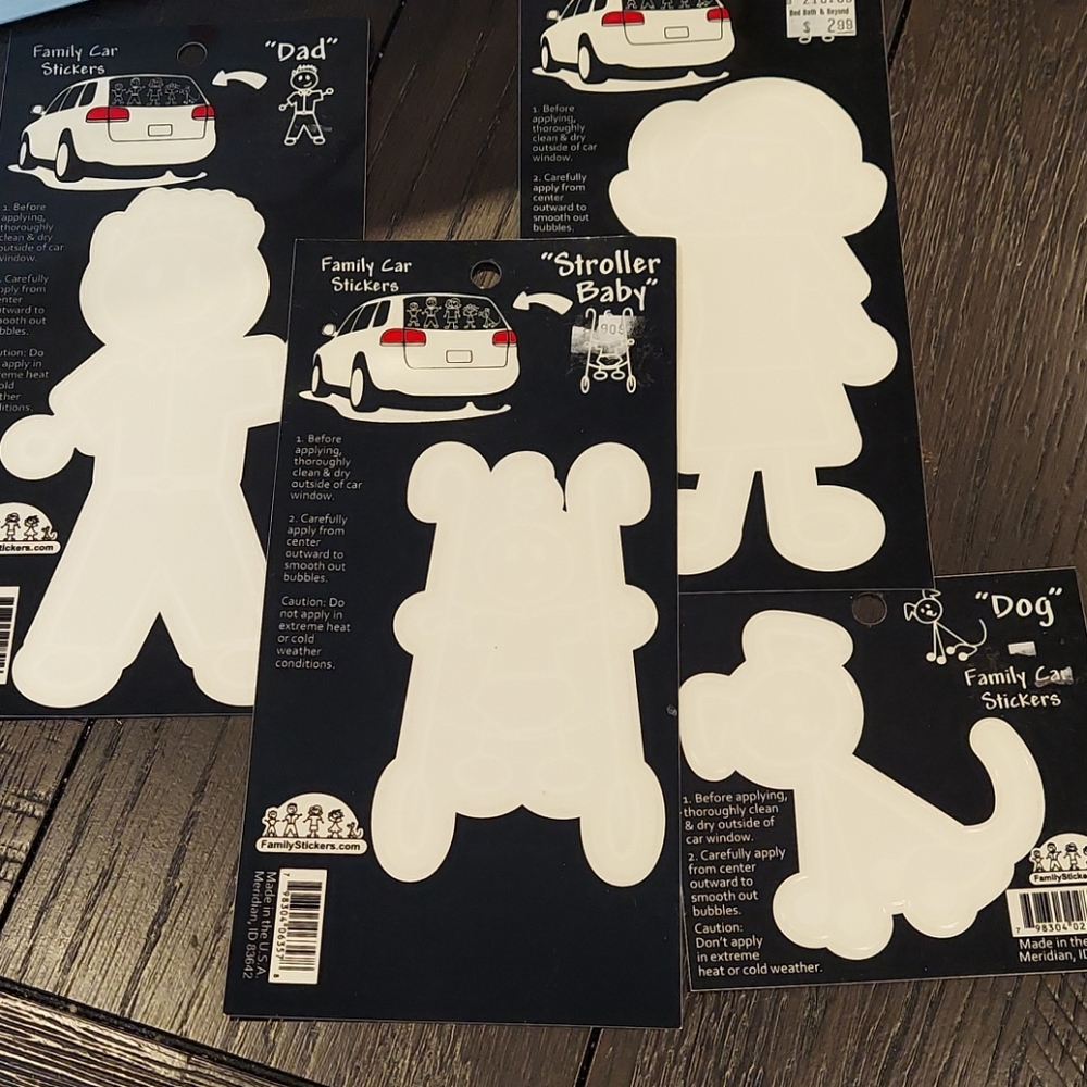 Car stickers family (4)